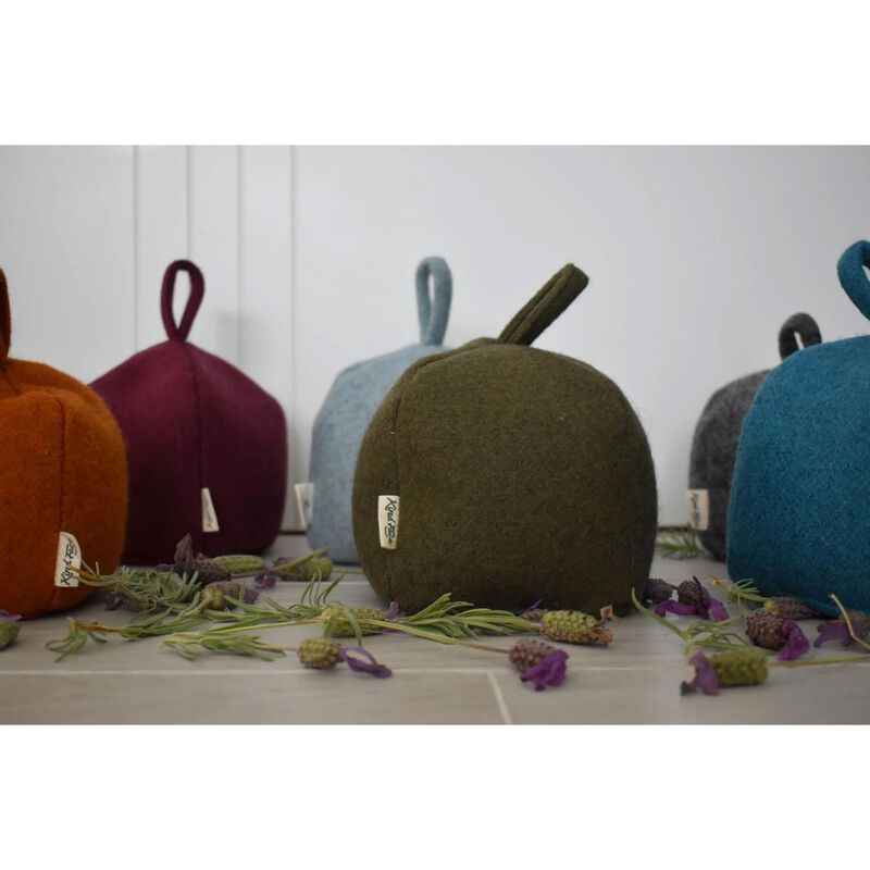 Kind Face Felted Lambswool Doorstop image number 2